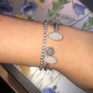 silver kendra scott elton bracelet